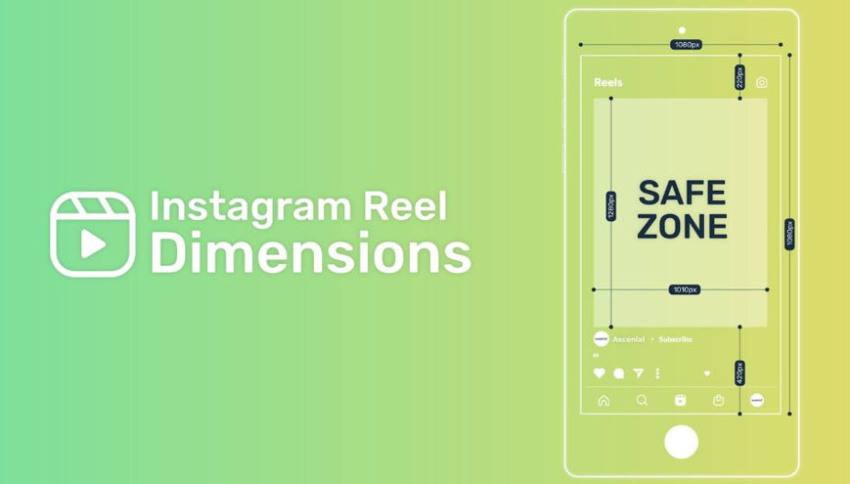 instagram reels safe zone template ava