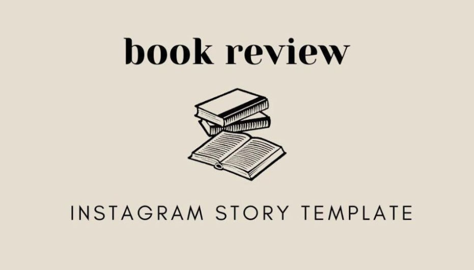 book review template instagram