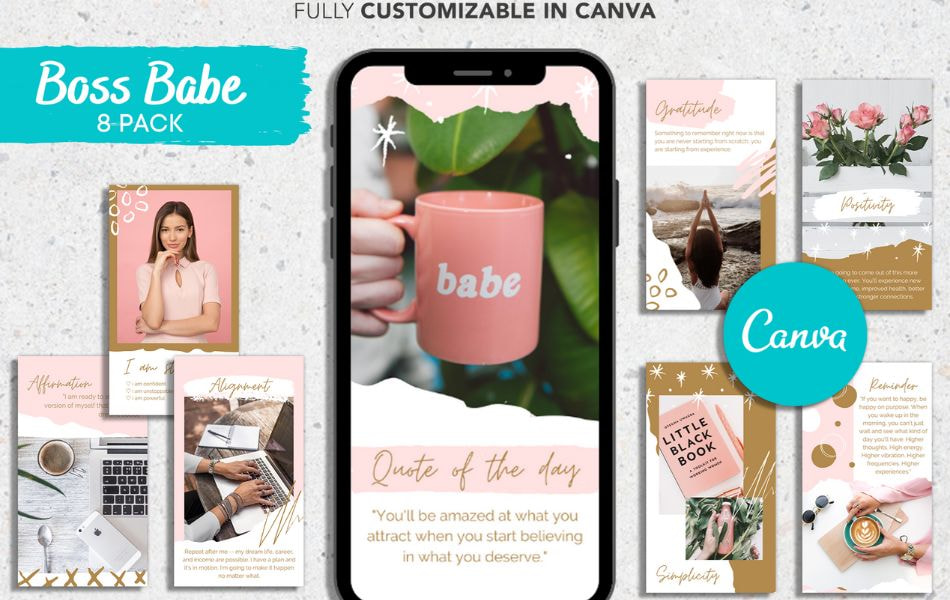 Canva is a easy to use template for IG
